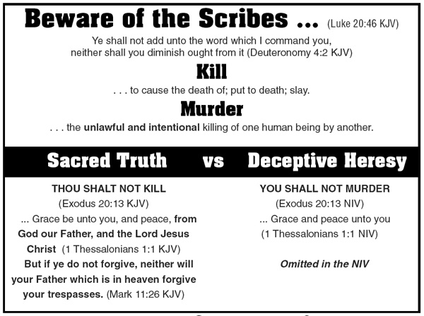 Beware of the Scribes